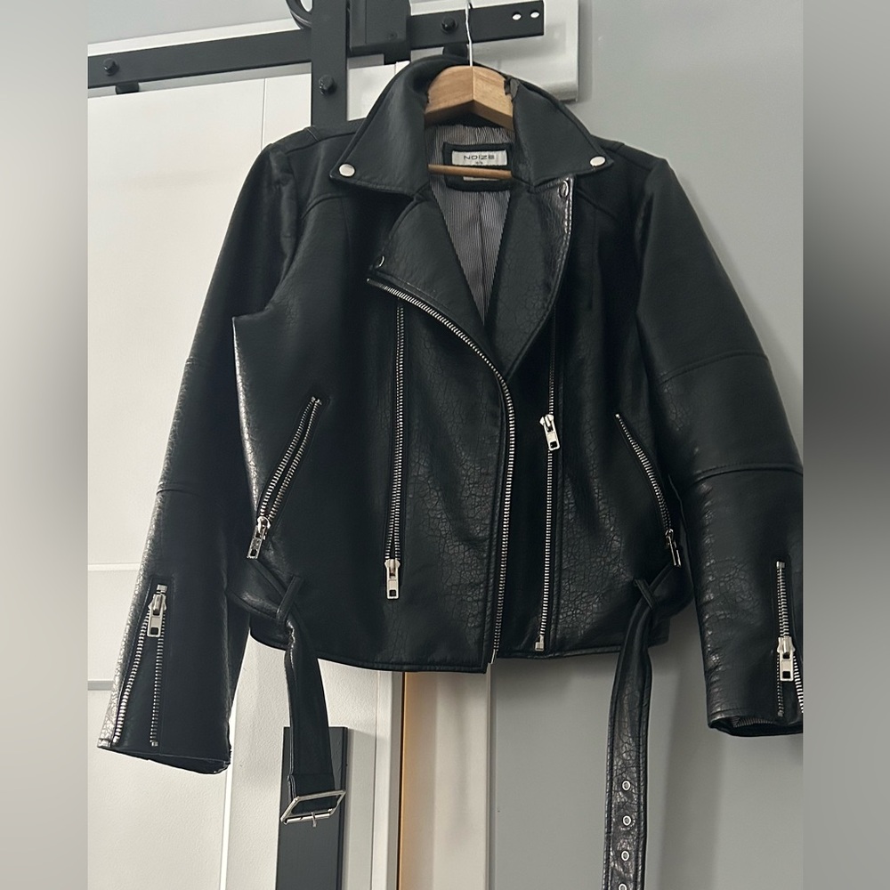 Women's Black Noize biker style  Jacket